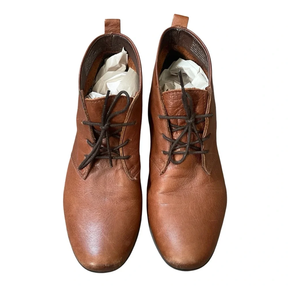 Taos Brown Leather Robin Boots 6/6.5